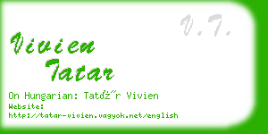 vivien tatar business card